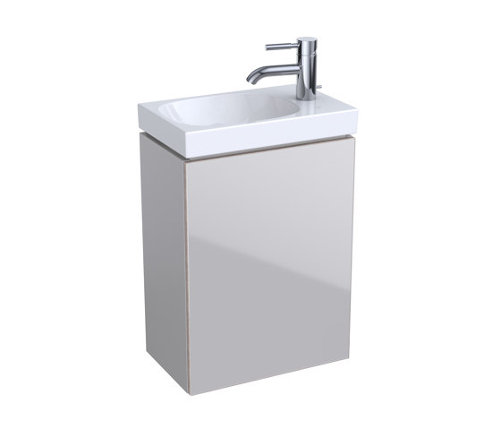 Acanto | handrinse basin cabinet sand grey | Armarios lavabo | Geberit