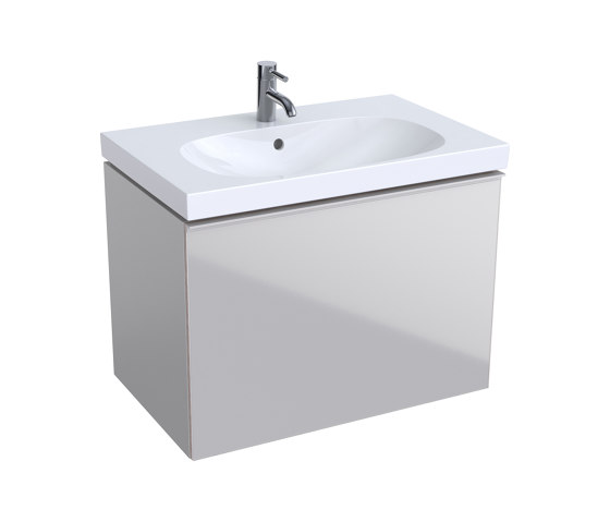 Acanto | washbasin cabinet sand grey | Mobili lavabo | Geberit