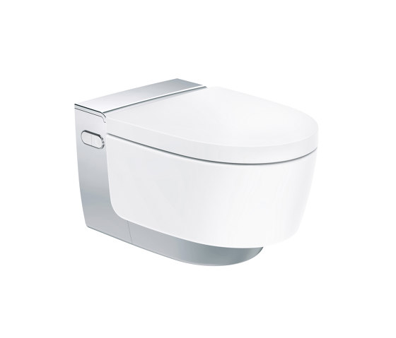 AquaClean | Mera wall-hung WC gloss chrome | WC | Geberit