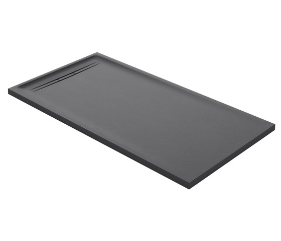 Floor-even shower solutions | shower surface Sestra graphite | Shower trays | Geberit
