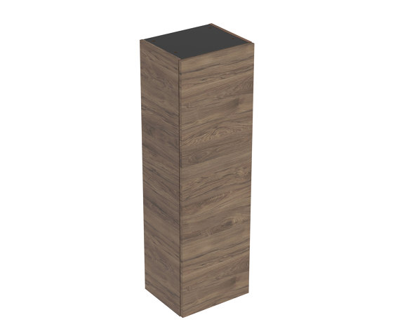 Smyle | semi tall cabinet hickory | Freestanding cabinets | Geberit