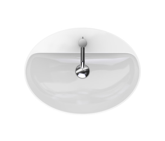 VariForm | countertop washbasin oval with tap hole bench | Lavabi | Geberit