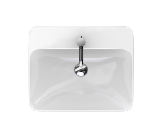 VariForm | countertop washbasin rectangular with tap hole bench | Lavabi | Geberit