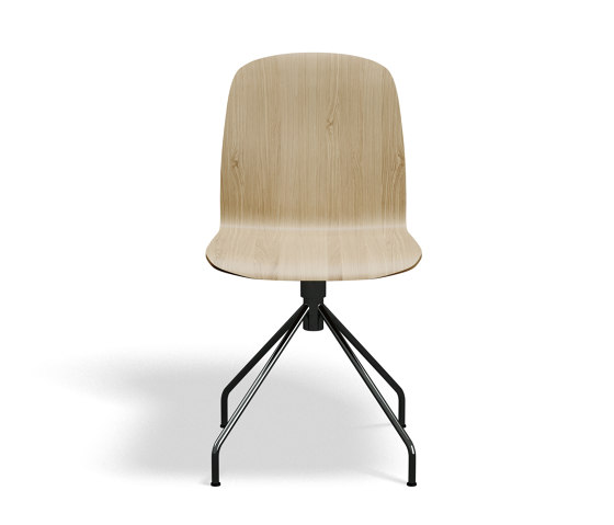 Boston Chair - Oak/Swivel Chrome | Chaises | Askman Design