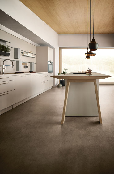 next125 cooking table Sand grey matt velvet | Island kitchens | next125