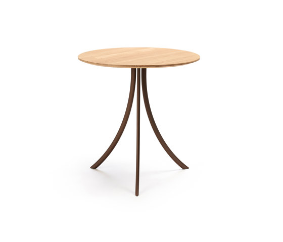 Bistro outdoor Dining table stand with round top | Bistro tables | Expormim