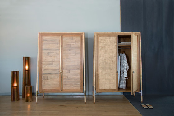 Flamingo Cabinet - bamboo/teak | Cabinets | MARY&