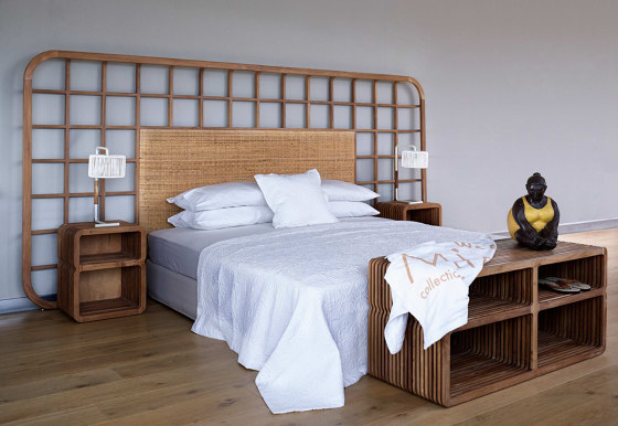 Milano Cage Bed - teak | Lits | MARY&