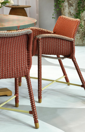 Rain Dining Chair - rope/aluminium | Chairs | MARY&