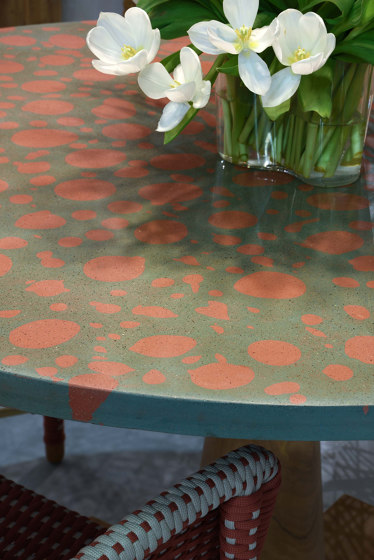 Rain Dot Dining Table - concrete | Dining tables | MARY&