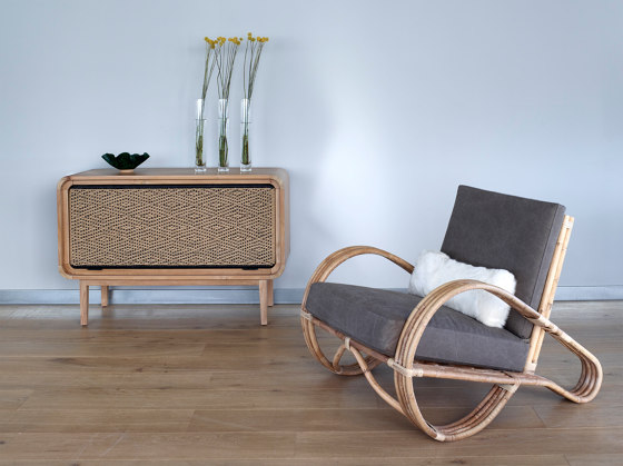 Rattan Carla Lounge Chair - natural | Armchairs | MARY&