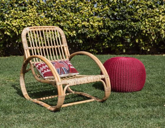 Rattan Carlo Lounge Chair - natural | Armchairs | MARY&