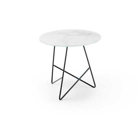 Ermione 1 Vetro-Marmo | Side tables | MEMEDESIGN