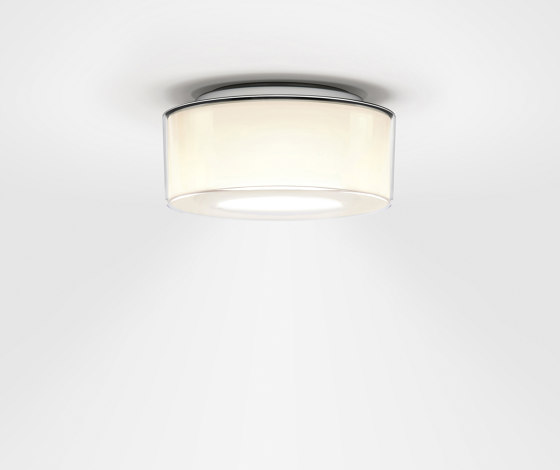 CURLING Ceiling | shade acrylic glass, reflector cylindrical opal | Lampade plafoniere | serien.lighting