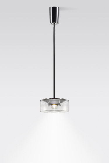 CURLING Suspension Tube | shade acrylic glass | Suspended lights | serien.lighting