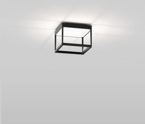 REFLEX² S 150 black | pyramid structure white | Ceiling lights | serien.lighting