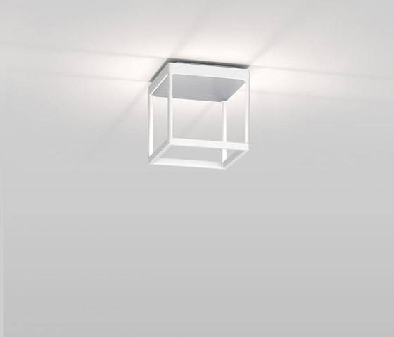REFLEX² S 200 weiß | Pyramidenstruktur silber | Deckenleuchten | serien.lighting