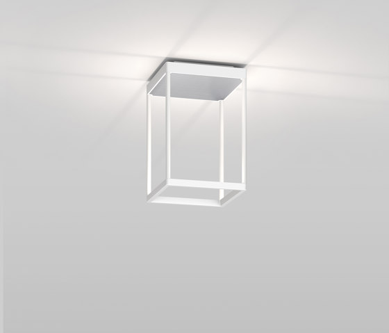 REFLEX² S 300 white | pyramid structure silver | Ceiling lights | serien.lighting