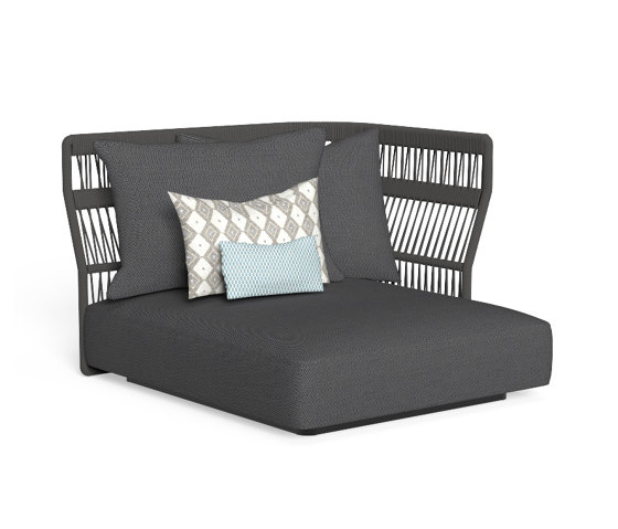 Cliff | Sofa lounge xl sx backrest rope | Modular seating elements | Talenti