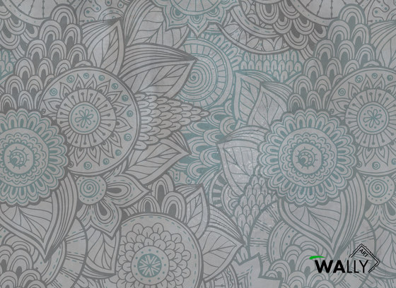 Curly | Revestimientos de paredes / papeles pintados | WallyArt