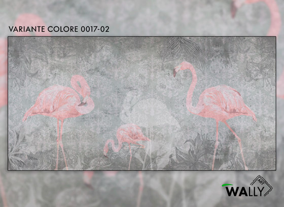 Flamingo | Wandbeläge / Tapeten | WallyArt