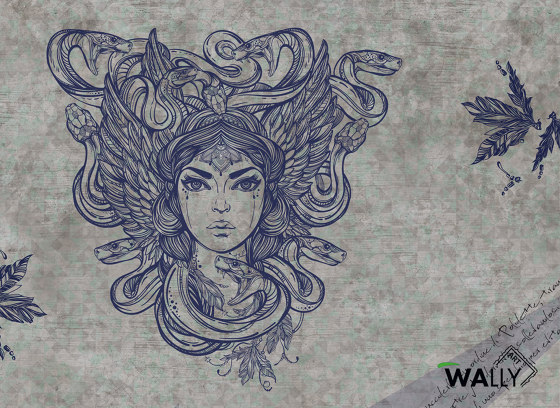 Medusa | Revestimientos de paredes / papeles pintados | WallyArt