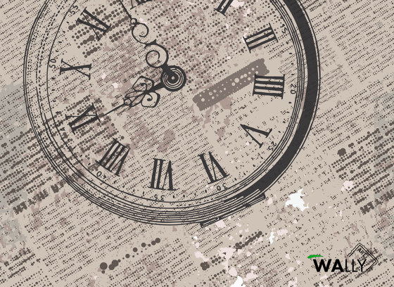 Time Of Words | Wandbeläge / Tapeten | WallyArt