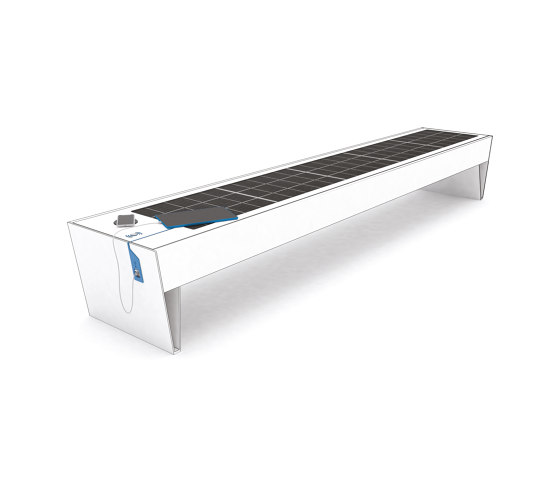 blocq solar | Solar park bench | Benches | mmcité