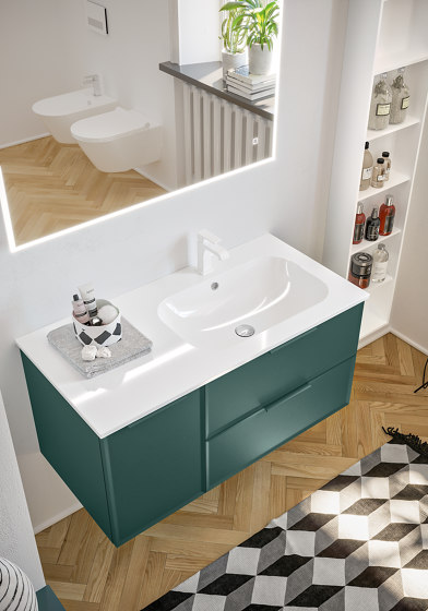 Ceramic washbasin Duna | Wash basins | Berloni Bagno