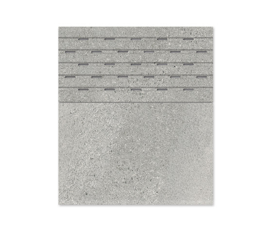 Creta edge and drain grate RJ67 Stromboli Silver | Ceramic tiles | Cerámica Mayor