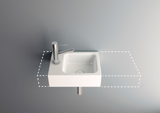 MERO MINI VARIO lavabo a muro | Lavabi | Schmidlin