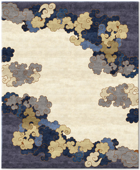 Chinoiserie | Monsoon Season Gold | Formatteppiche | Tapis Rouge