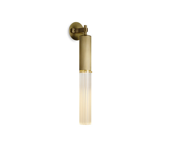 Flume | Wall Light - Antique Brass | Lámparas de pared | J. Adams & Co
