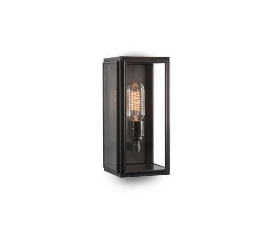 Lantern | Ash Wall Light - Small - Bronze & Clear Glass | Wall lights | J. Adams & Co