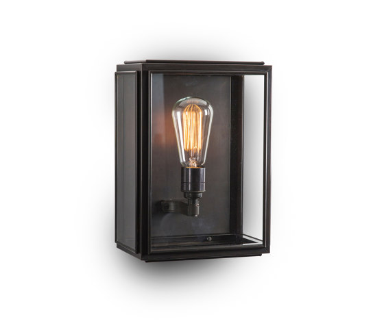 Lantern | Birch Wall Light - Small - Bronze & Clear Glass | Wandleuchten | J. Adams & Co
