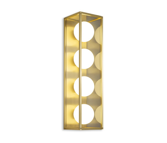 Pearl | Wall Light 4 - Satin Brass | Wall lights | J. Adams & Co