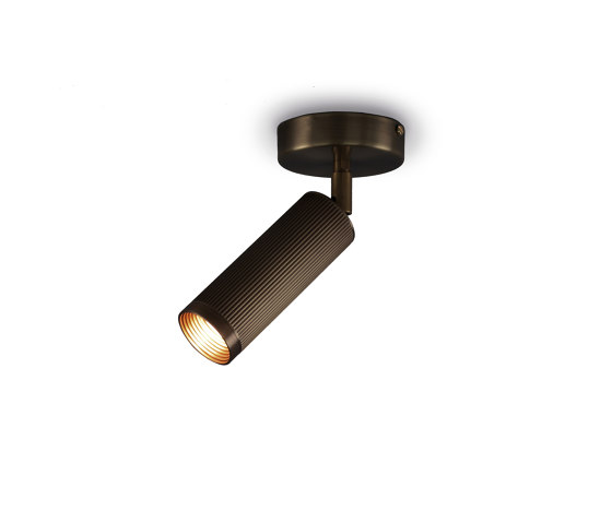 Spot | Single Ceiling Light - Bronze | Lampade plafoniere | J. Adams & Co