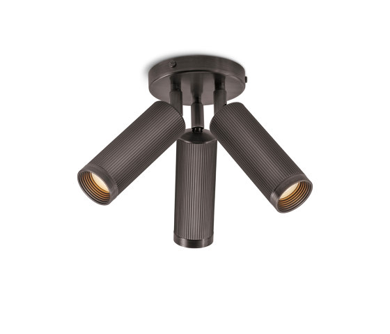 Spot | Triple Ceiling Light - Bronze | Plafonniers | J. Adams & Co