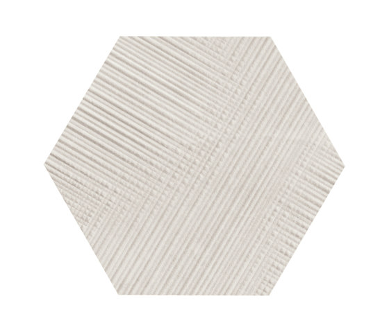 Eureka Decoro Tartan Esagona Bianco | Ceramic tiles | EMILGROUP