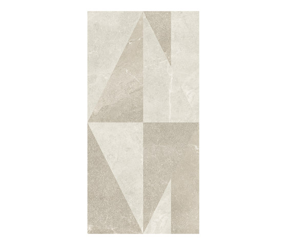 Eureka Decoro Intarsio Bianco/Sabbia | Ceramic tiles | EMILGROUP