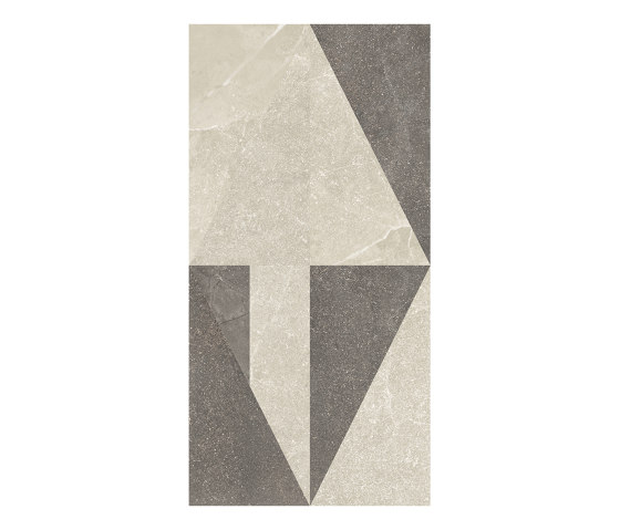 Eureka Decoro Intarsio Sabbia/Moka | Ceramic tiles | EMILGROUP