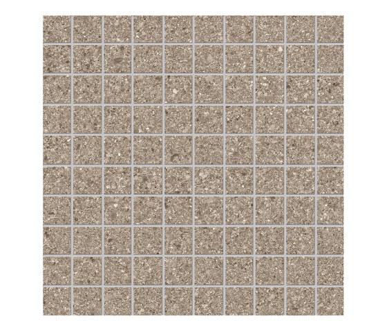 Grainstone Mosaico 3x3 Taupe | Keramik Mosaike | EMILGROUP