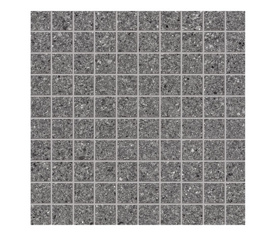 Grainstone Mosaico 3x3 Dark | Ceramic mosaics | EMILGROUP