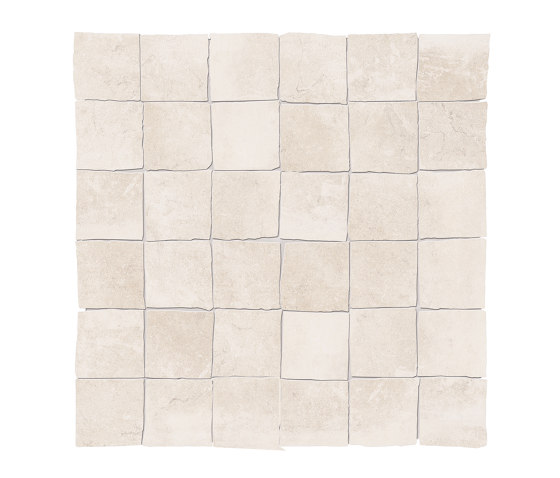 Petra Mosaico 5x5 White | Ceramic mosaics | EMILGROUP