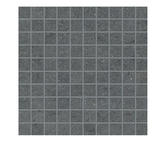 Vulcanika Mosaico 3x3 Black | Ceramic mosaics | EMILGROUP