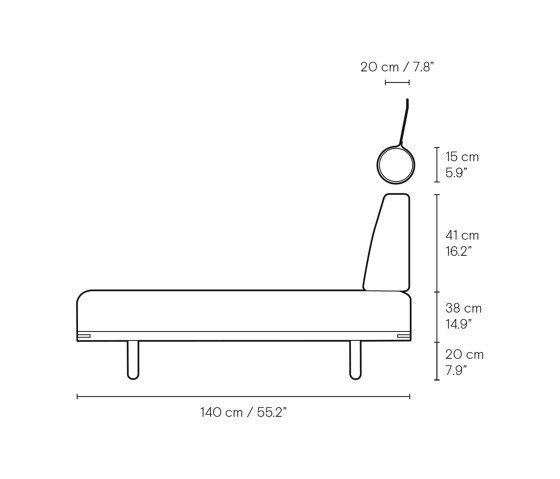 BM0865 | Daybed | Sièges modulables | Carl Hansen & Søn