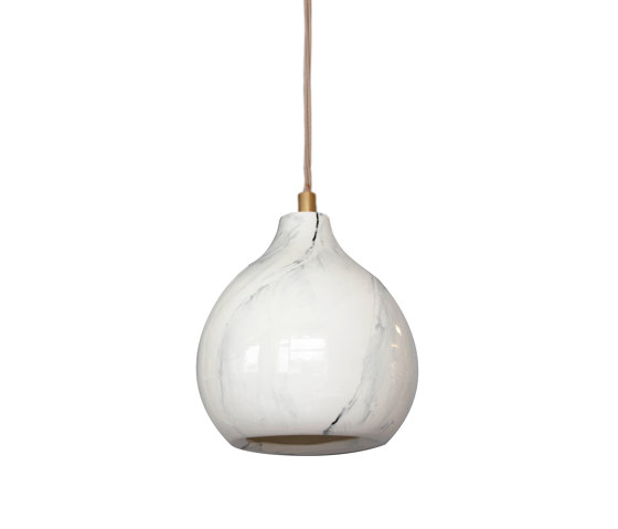 Cooper Small Pendant Marble | Suspensions | Lyngard