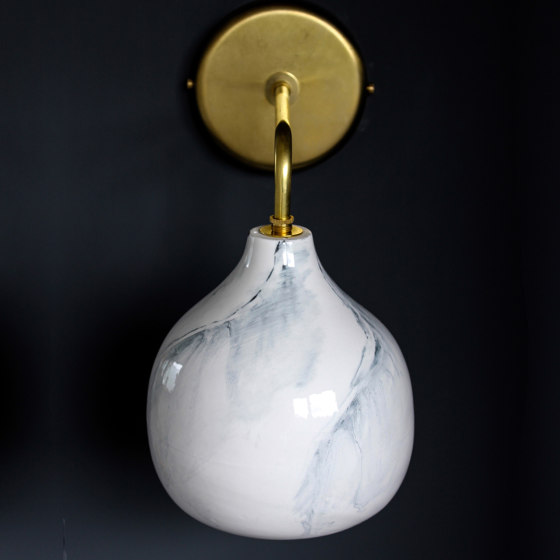 Cooper Small Wall Light Marble | Appliques murales | Lyngard