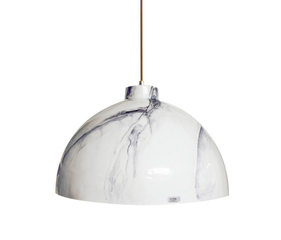 Hoskins XLarge Pendant Marble | Suspended lights | Lyngard