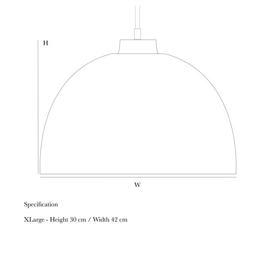 Hoskins XLarge Pendant Marble | Suspended lights | Lyngard